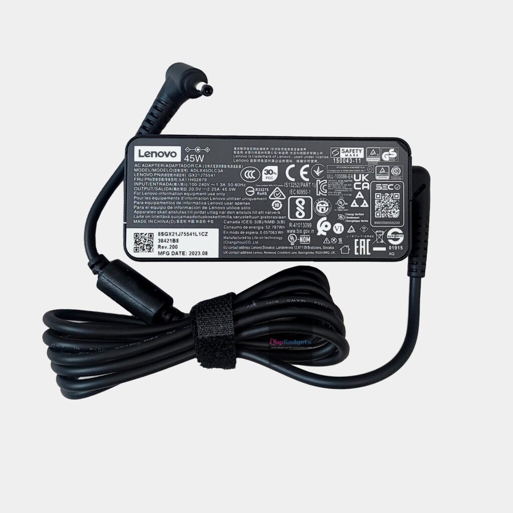 lenovo 45w charger plain